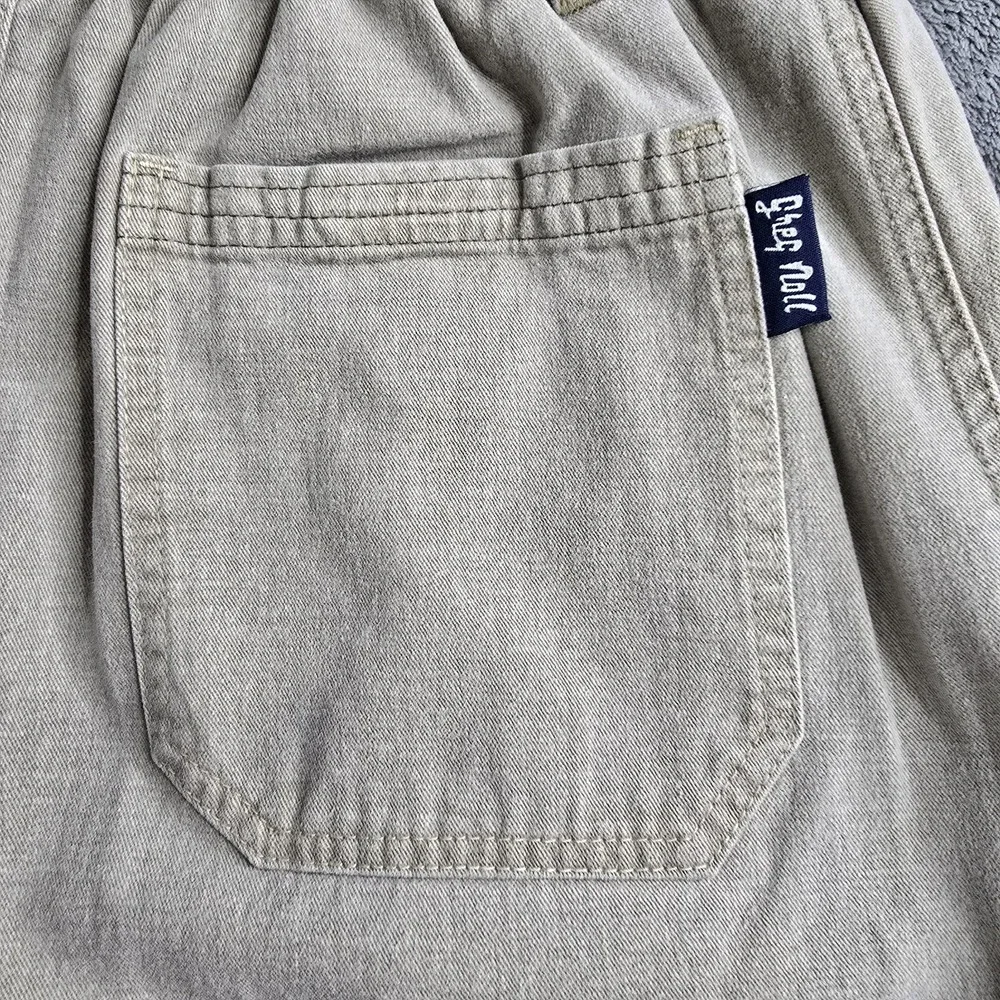 Vintage Greg Noll Oceanwear Shorts Mens XL Brown Logo Stretch 6.5
